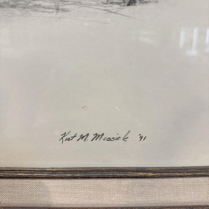 Penciled Cowboy Rustic Artwork (LLK)