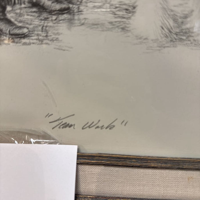 Penciled Cowboy Rustic Artwork (LLK)