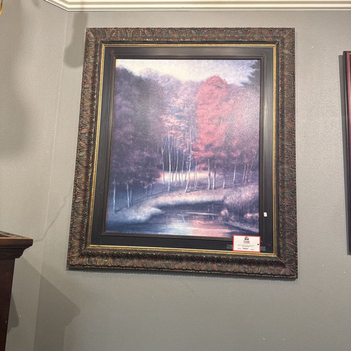 Large Black/Red Forest Ornate Frame (SH)