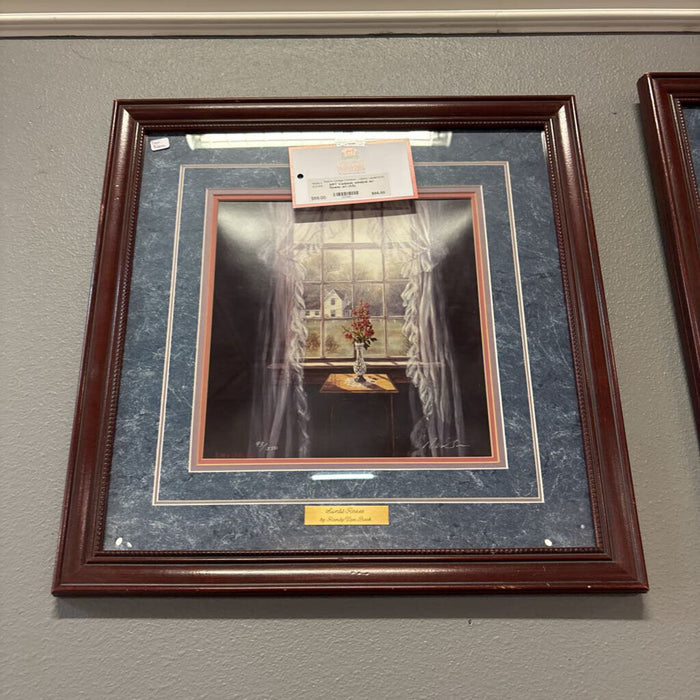 Vanbeek window w/ flower art (AS)