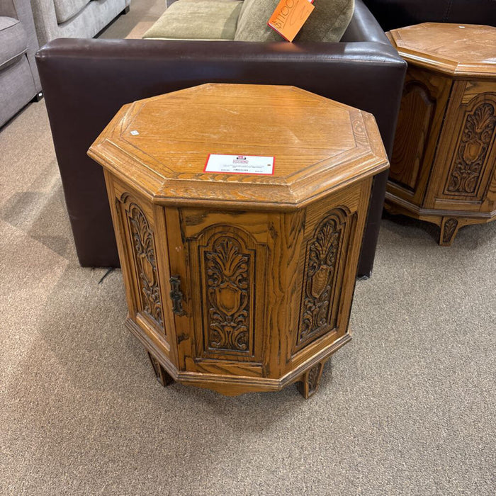 Octagontal Shaped Nightstand