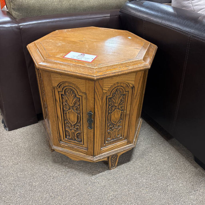 Octagontal Shaped Nightstand