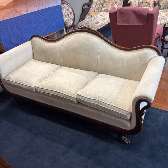 White Fabric Antique Sofa (CMH)