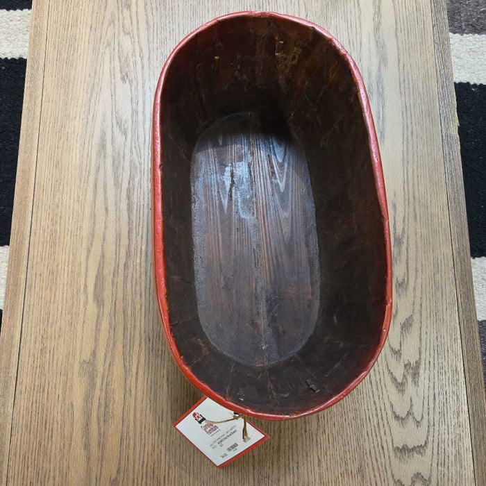 Red Wood Basket (LC)