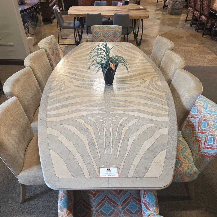 Jamie Jacobs - Laser Cut Lime Stone Table (CTHH)