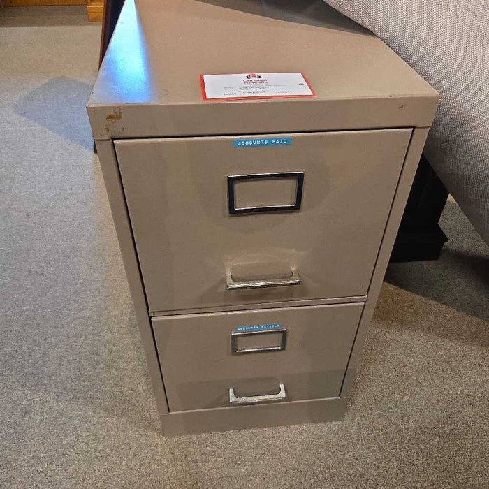 Small Brown File Cabinet (AH)
