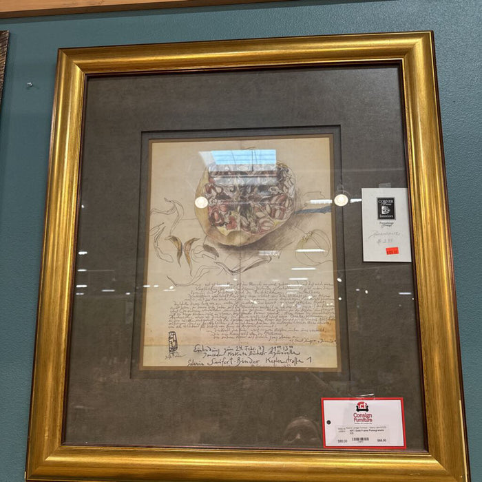 Gold Frame Pomegranate (CI)