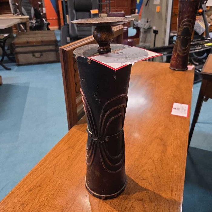 S/2 Tall Metal Candle Holders (BI)