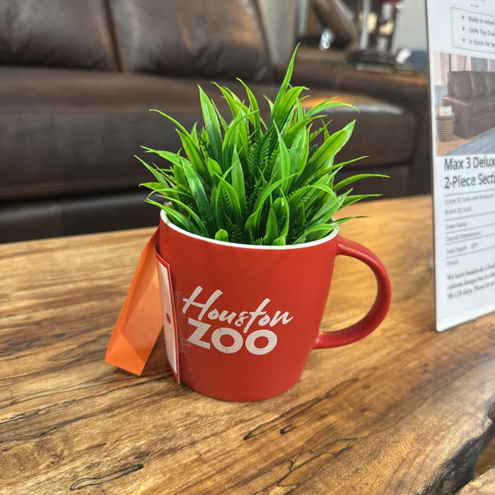 Red Mug Plant Decor (S)
