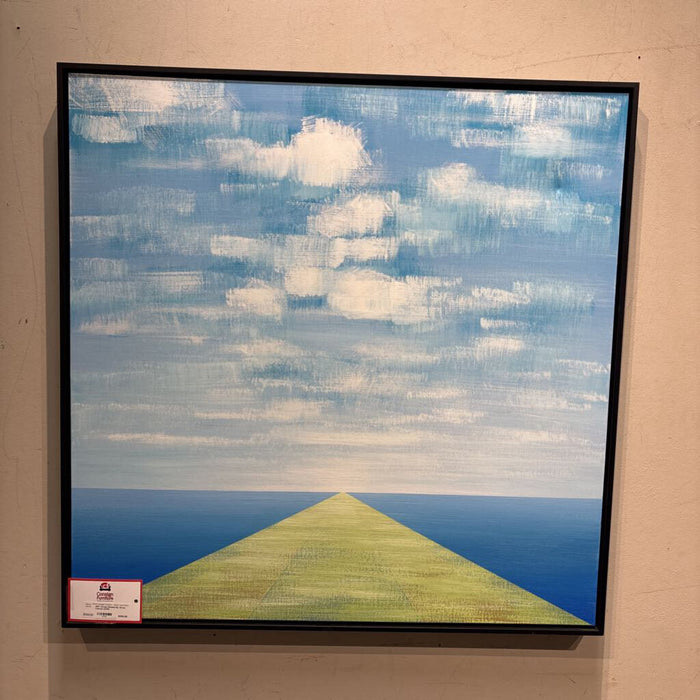 Ocean Divided By Grass Canvas (CHH)