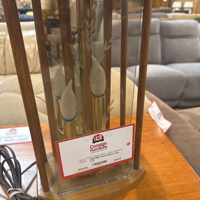 Wood+Glass Lamp (LC)