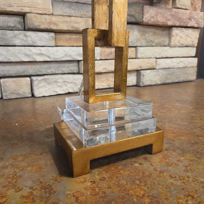 Tall Gold Lamp + Shade (BBK)