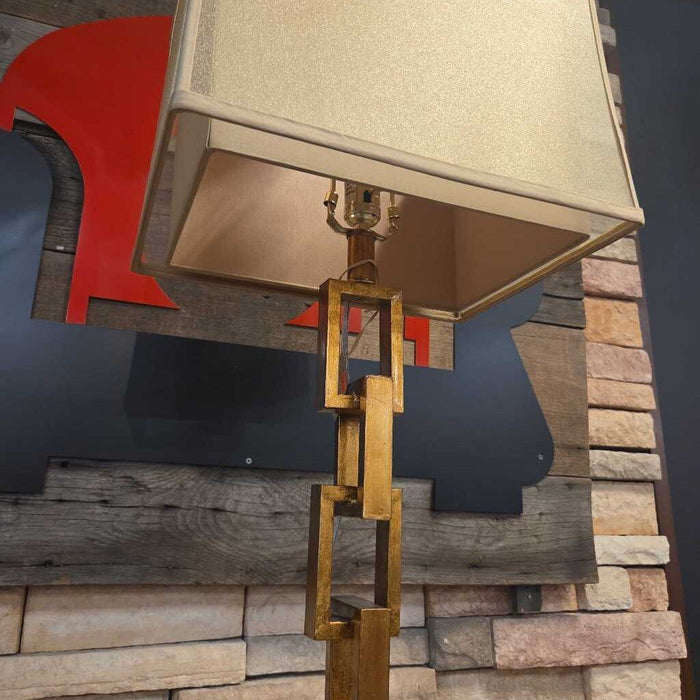 Tall Gold Lamp + Shade (BBK)