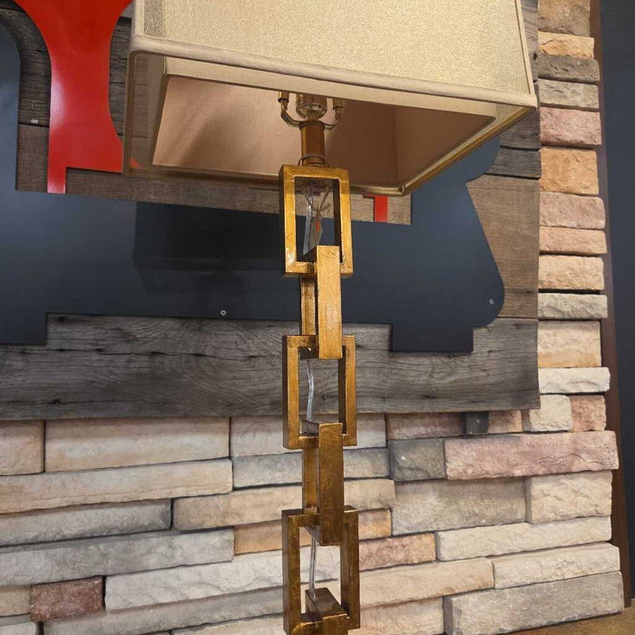 Tall Gold Lamp + Shade (BBK)