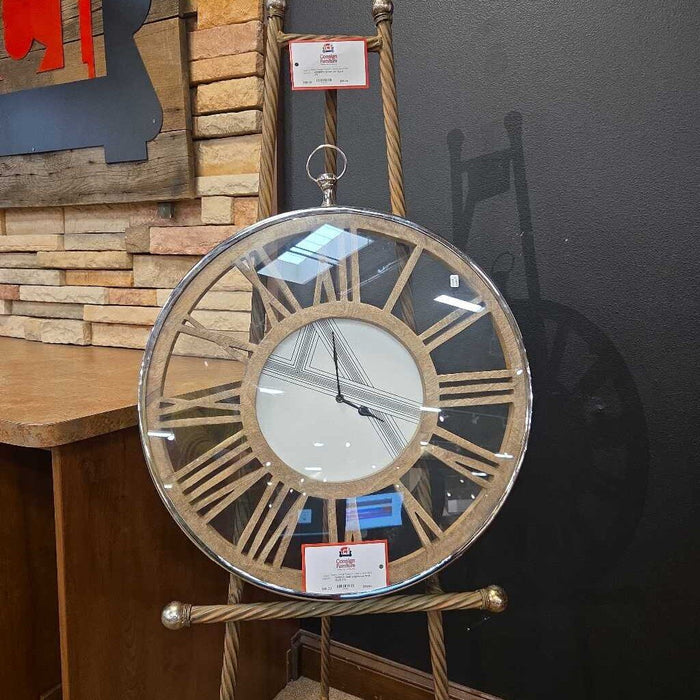 Gold Stopwatch Wall Clock (CI)