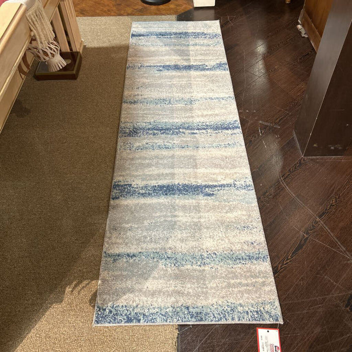 Blue + White Runner Rug (CI)