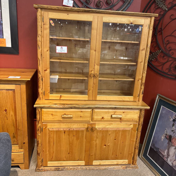 Solid Blue Pine 2pc Hutch (KTH)