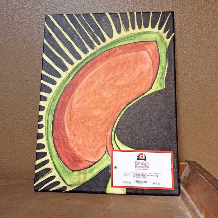 Venus Fly Trap Ink Canvas (KH)