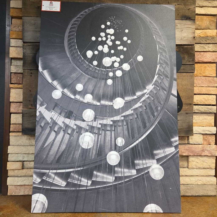 Black + White Stairway Canvas (KL)