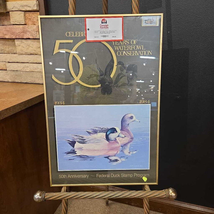 Duck Stamp Gold Frame Artwork (LS)