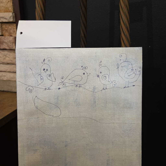 Sketched Bird Narrow Canvas (S)