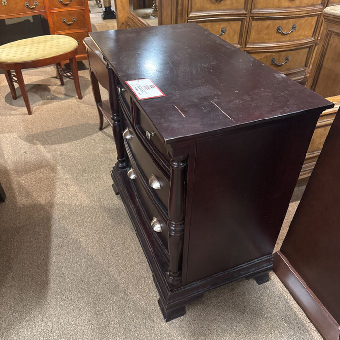 Brown 3-Drawer Nightstand (BLS)