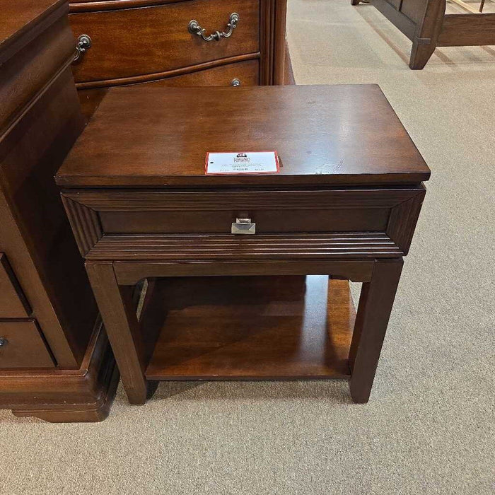 1-Drawer 2-Tier Nightstand (BLA)