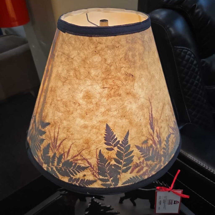 Black Metal Moose Lamp (BHA)