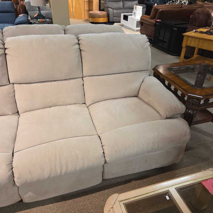 White Fabric Manual Sofa (SAK)