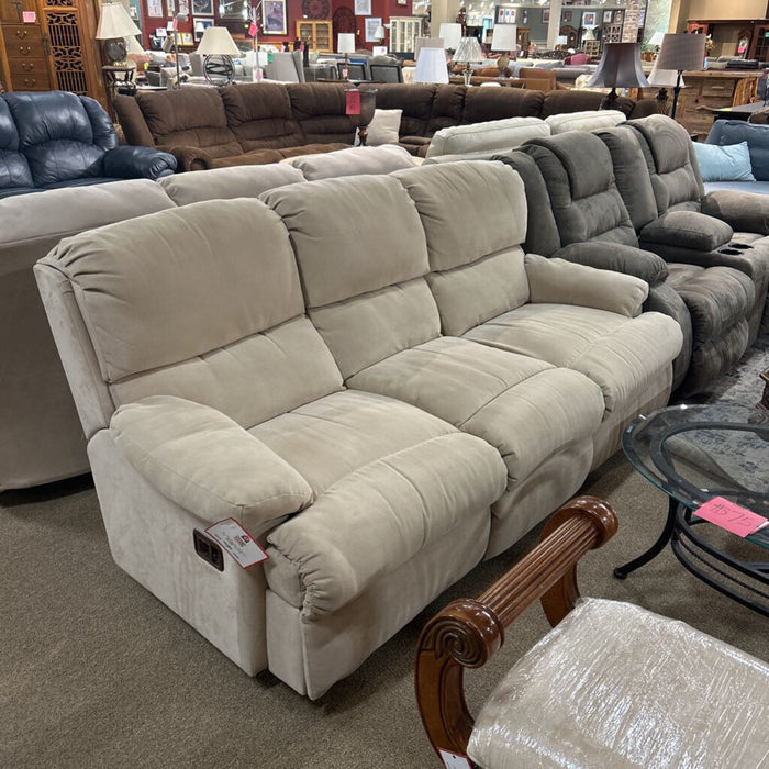 White Fabric Manual Sofa (SAK)