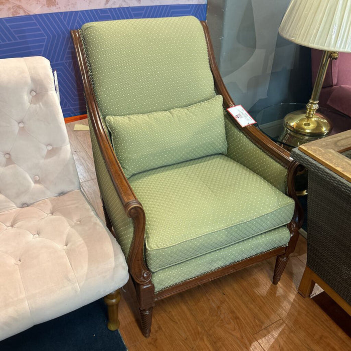 Occasional Green Fabric NH Chair (BTK)
