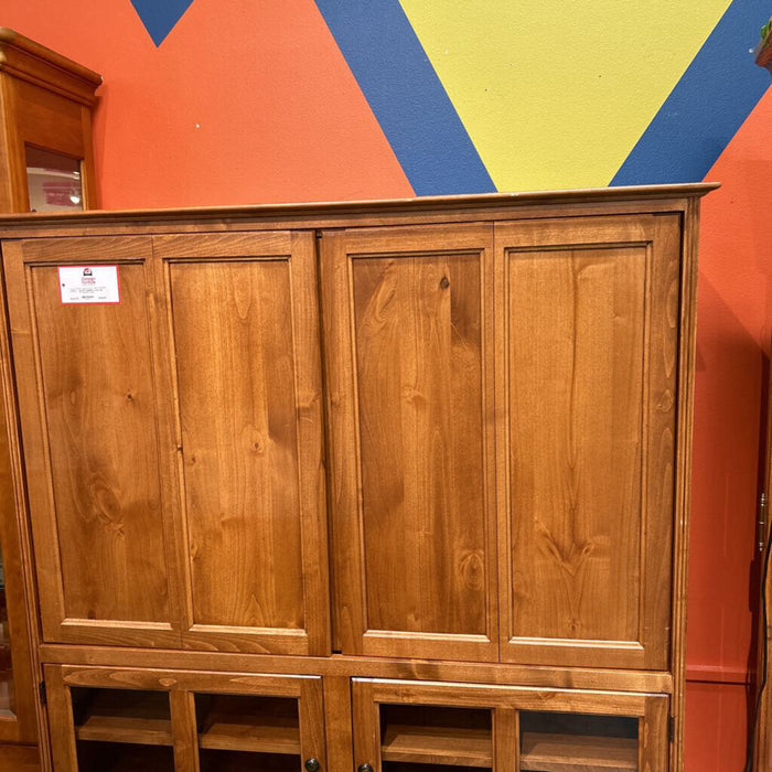 Large Oak TV Armoire (LCK)