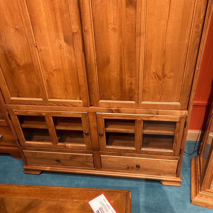 Large Oak TV Armoire (LCK)