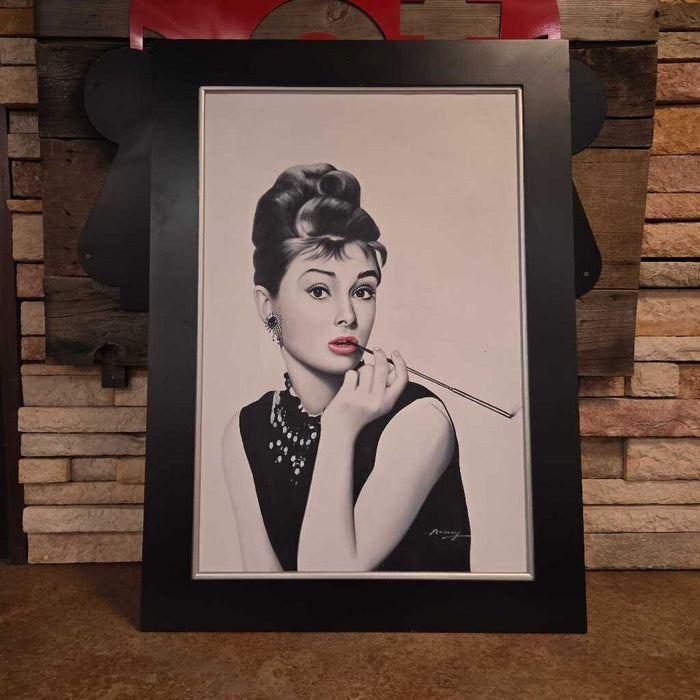 Medium Vertical Audrey Hepburn Canvas (LLH)