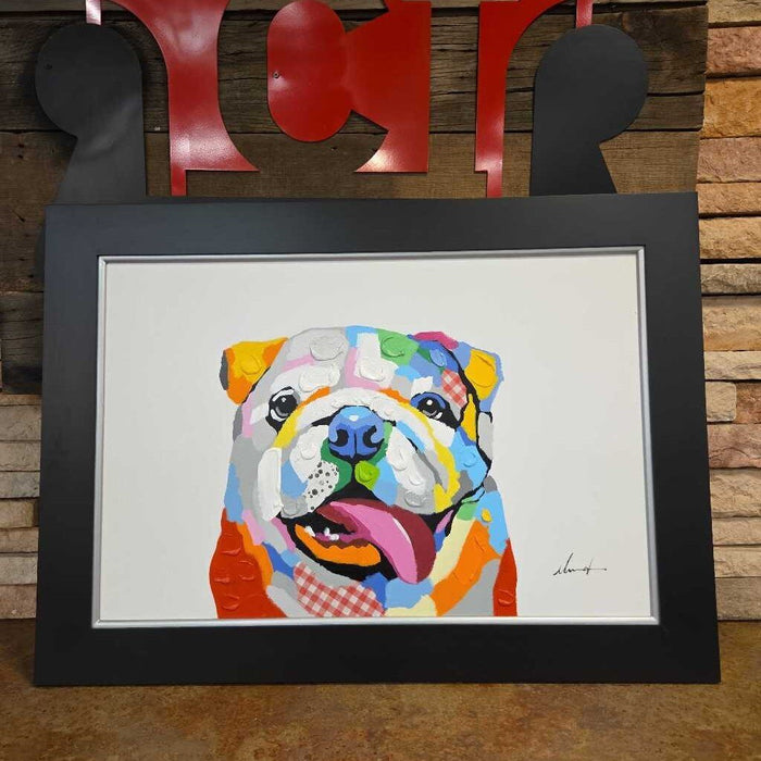 Medium Horizontal French Bulldog Canvas (LLH)