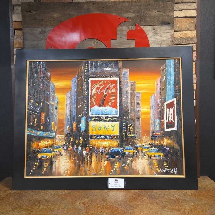 XL Horizontal Times Square Canvas (MKH)