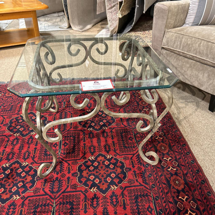 GT Square Metal Base End Table (SK)