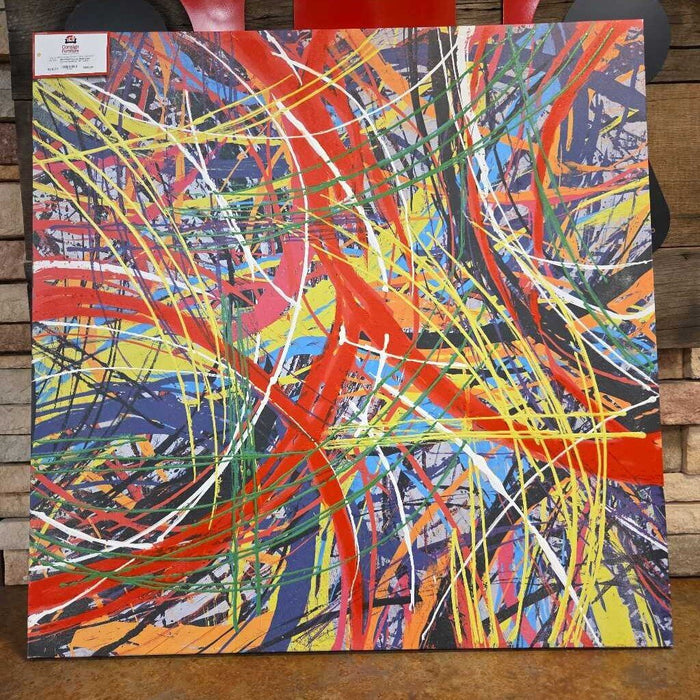 Large Multi-Color Canvas Abstract Art (LSH)