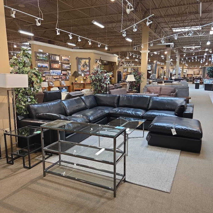 309 5pc Leather Sectional (CCIH)