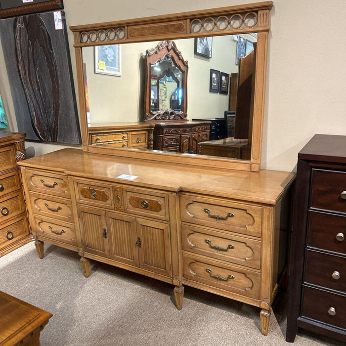 LW Long Dresser + Mirror (KHK)