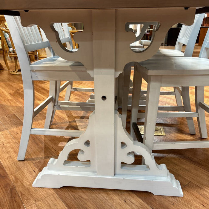 D581 Hadley Trestle Table (MLH)