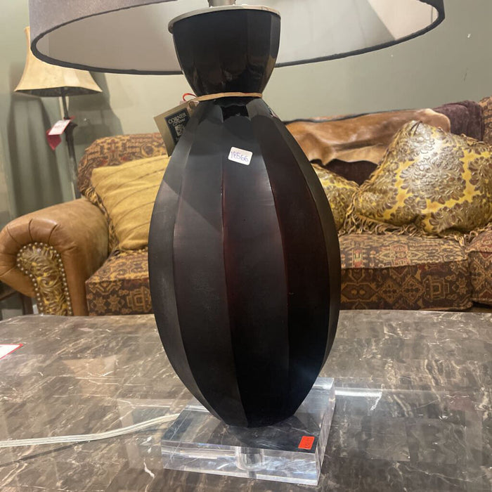 Black Table Lamp + Clear Base (KL)