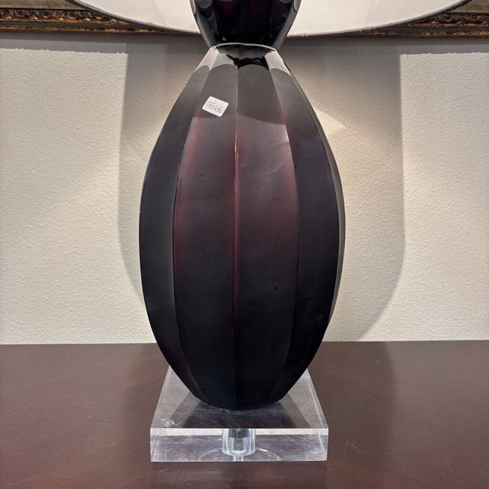 Black Table Lamp + Clear Base (KL)