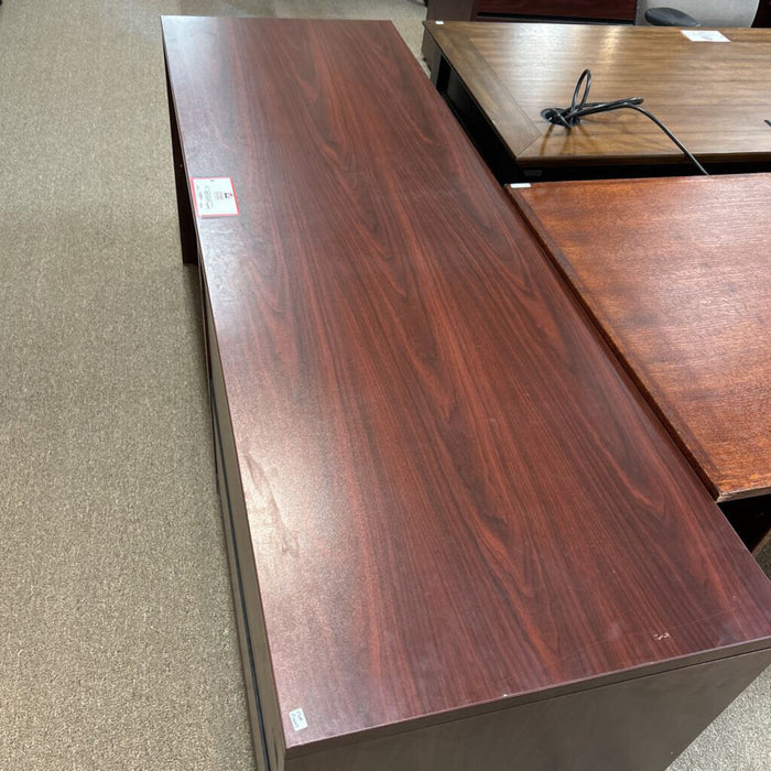 Maroon Executive Desk W/ 2 Drawers(SK)