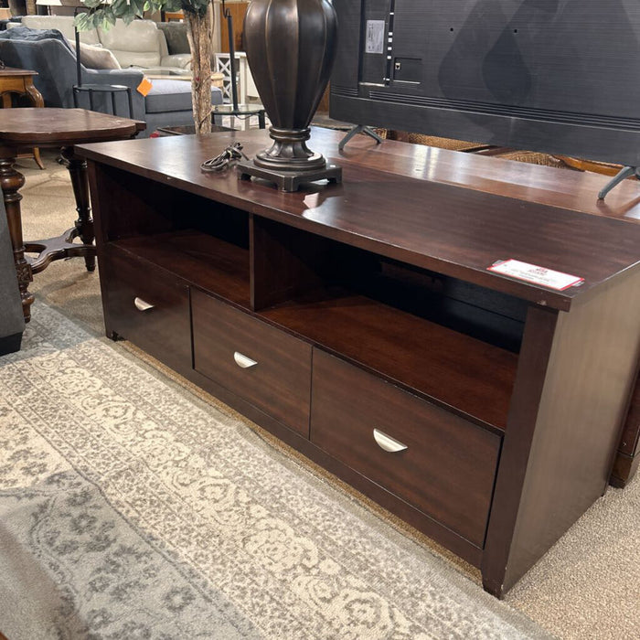 DW Silver Accent Sleek TV Stand (ASI)