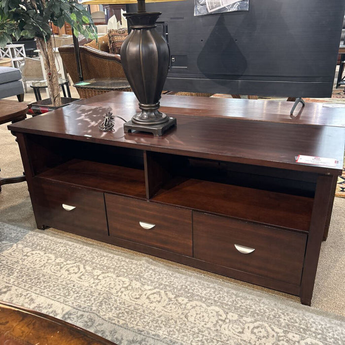 DW Silver Accent Sleek TV Stand (ASI)