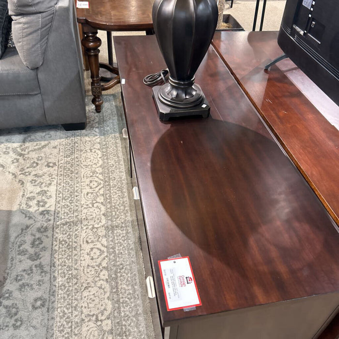 DW Silver Accent Sleek TV Stand (ASI)