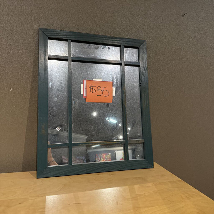Green Framed Mirror (LS)