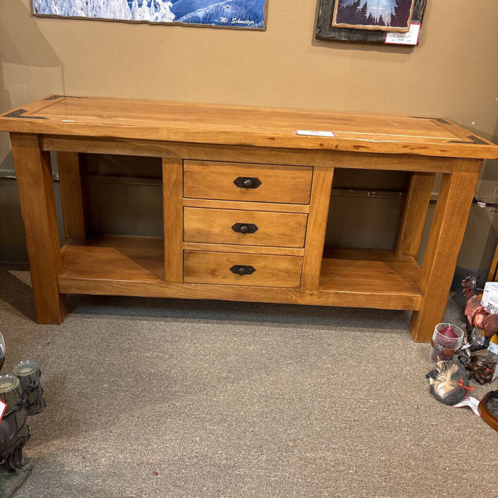 Large 3 Drawer Rustic Buffet (KLH)