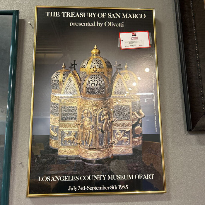 San Marco Brass Framed Art(AA)